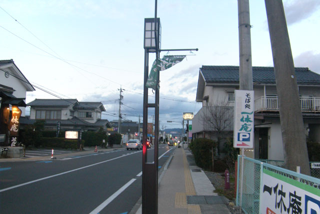 穂高駅前街路灯